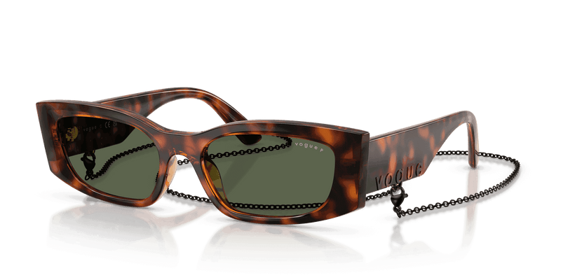 Vogue Eyewear VO5655SU in Dark Havana / Dark Green Polarized (W6569A) - Alternate View
