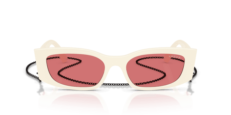 Vogue Eyewear VO5655SU in Full Cream / Red (323975) - Alternate View