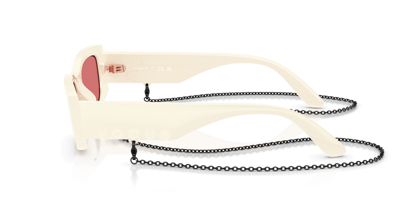 Vogue Eyewear VO5655SU in Full Cream / Red (323975) - Alternate View