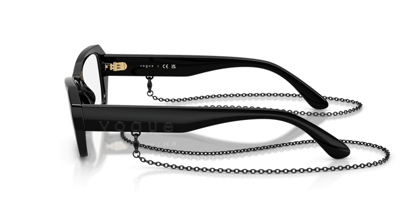 Vogue Eyewear VO5656U in Black (W44) - Temple Detail