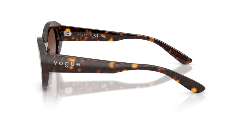 Vogue Eyewear VO5659SU in Dark Havana / Gradient Brown (W65613) - Alternate View
