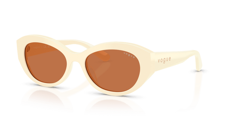 Vogue Eyewear VO5659SU in Full Ivory / Brown (316773) - Alternate View