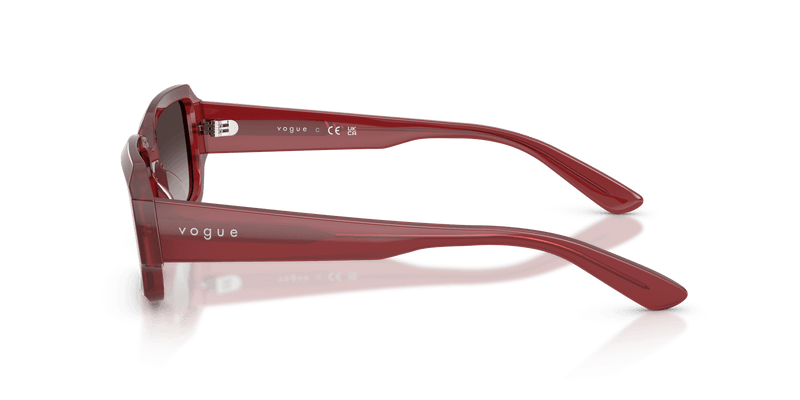 Vogue Eyewear VO5693SU in Opal Magenta / Grey Gradient (32818G) - Temple Detail