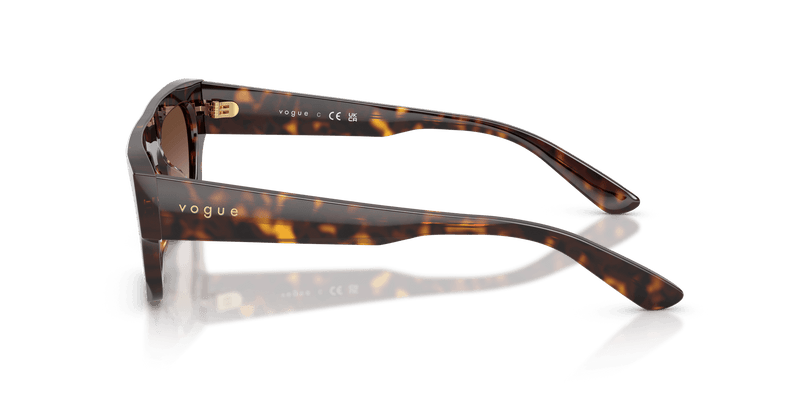 Vogue Eyewear VO5694SU in Dark Havana / Gradient Brown (W65613) - Alternate View