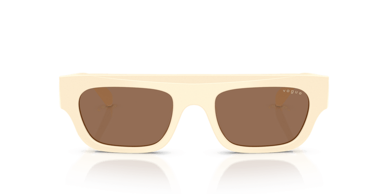 Vogue Eyewear VO5694SU in Full Ivory / Dark Brown (316773) - Side View