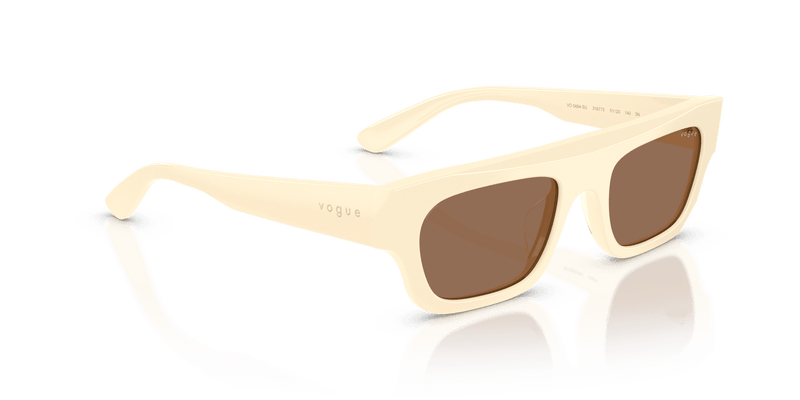Vogue Eyewear VO5694SU in Full Ivory / Dark Brown (316773) - Back View