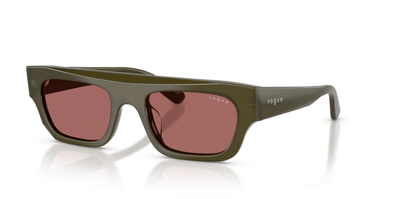 Vogue Eyewear VO5694SU in Opal Olive Green / Dark Purple (328869) - Alternate View