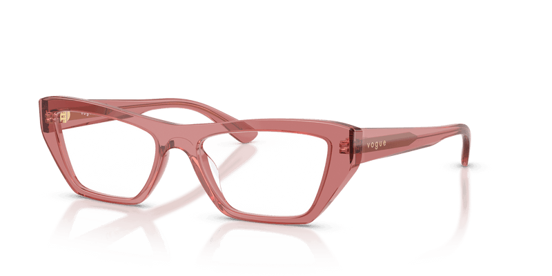 Vogue Eyewear VO5701U in Transparent Dusty Pink (3290) - Alternate View