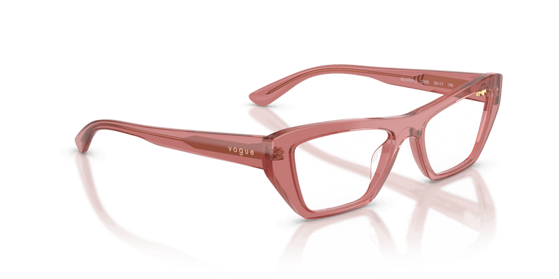 Vogue Eyewear VO5701U in Transparent Dusty Pink (3290) - Alternate View