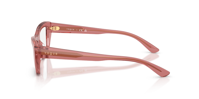 Vogue Eyewear VO5701U in Transparent Dusty Pink (3290) - Alternate View