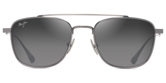 Maui Jim Kahana - Shiny Dark Ruthenium / Neutral Grey (GS640-17)