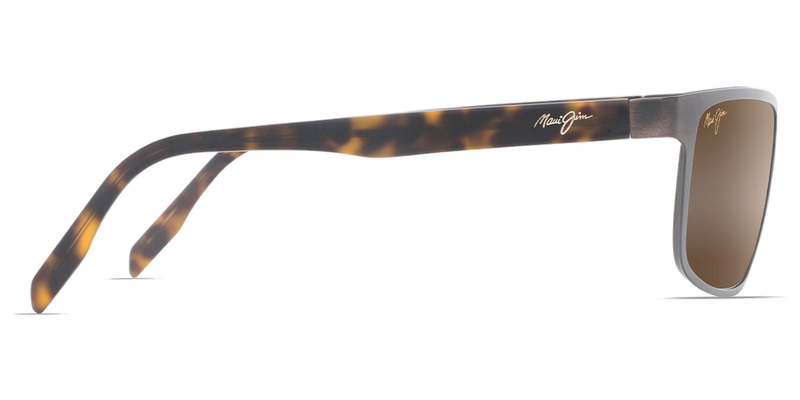 Maui Jim Anemone in Brushed Chocolate / HCL® Bronze (H606-01) - Temple Detail