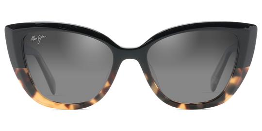 Maui Jim Blossom - Black with Tokyo Tortoise / Neutral Grey (GS892-02)