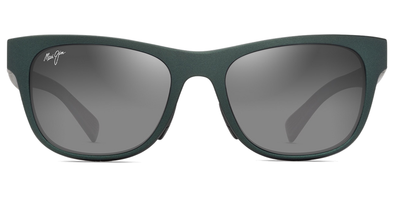Maui Jim Kapeau in Metal Matte Green / Neutral Grey (684-15) - Temple Detail