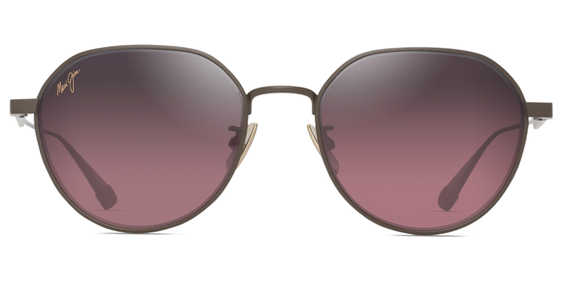 Maui Jim Kaulana Asian Fit in Shiny Brown / Maui Rose® (RS627-01) - Temple Detail