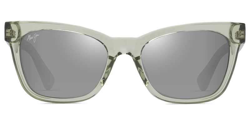 Maui Jim Hiwahiwa in Shiny Transparent Sage / Neutral Grey (689-15) - Front View