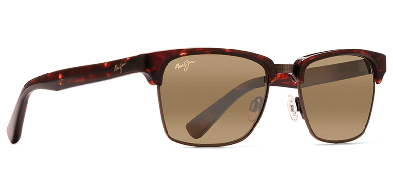 Maui Jim Kawika in Tortoise with Antique Gold / HCL® Bronze (H257-16C) - Temple Detail