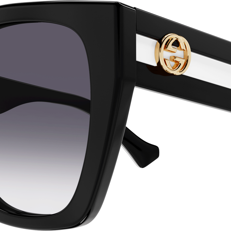 Gucci GG1300S in Black (004) - Temple Detail