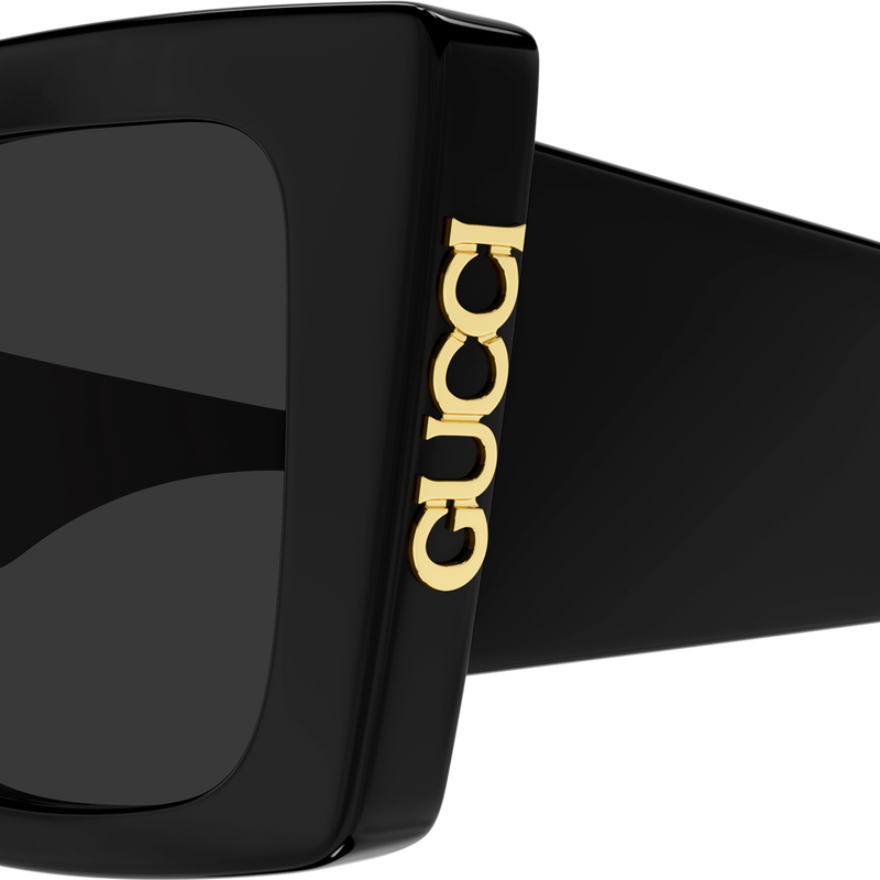 Gucci GG2039S in Black (001) - Temple Detail
