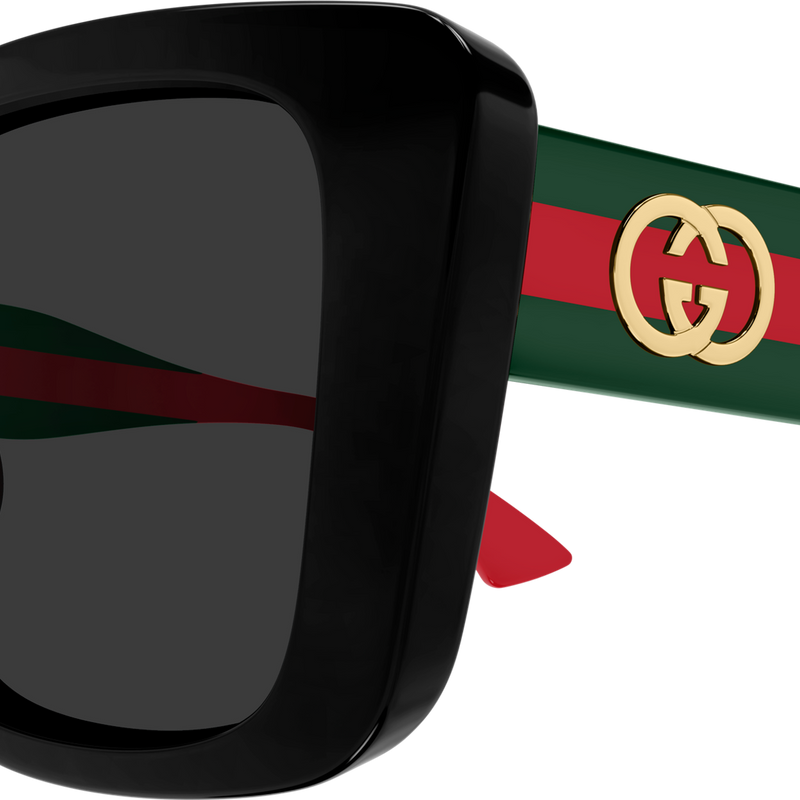Gucci GG2118SA in Black (001) - Back View