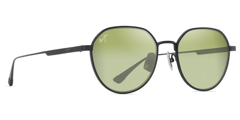 Maui Jim Kaulana Asian Fit in Matte Black / Maui HT™ (HTS627-02) - Temple Detail
