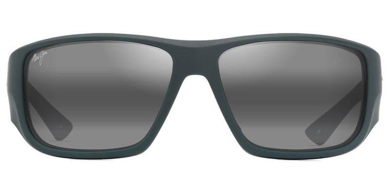 Maui Jim Keha in Matte Dark Military Green / Neutral Grey (663-15) - Front View