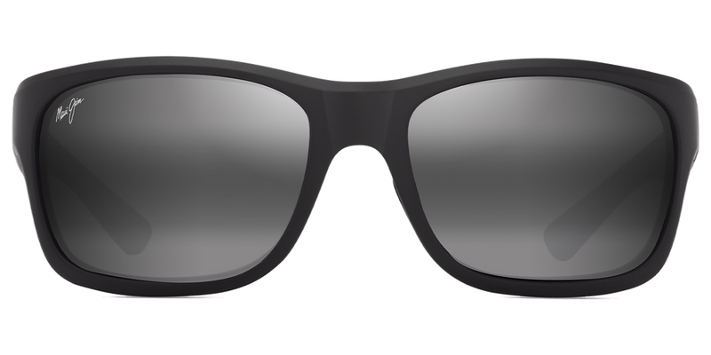 Maui Jim ‘Ano Nui in Matte Black / Neutral Grey (681-02) - Temple Detail