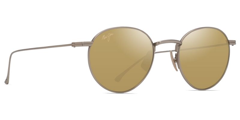 Maui Jim Ka‘apeha in Matte Bronze / Hawaii Glow (GD691-01) - Temple Detail