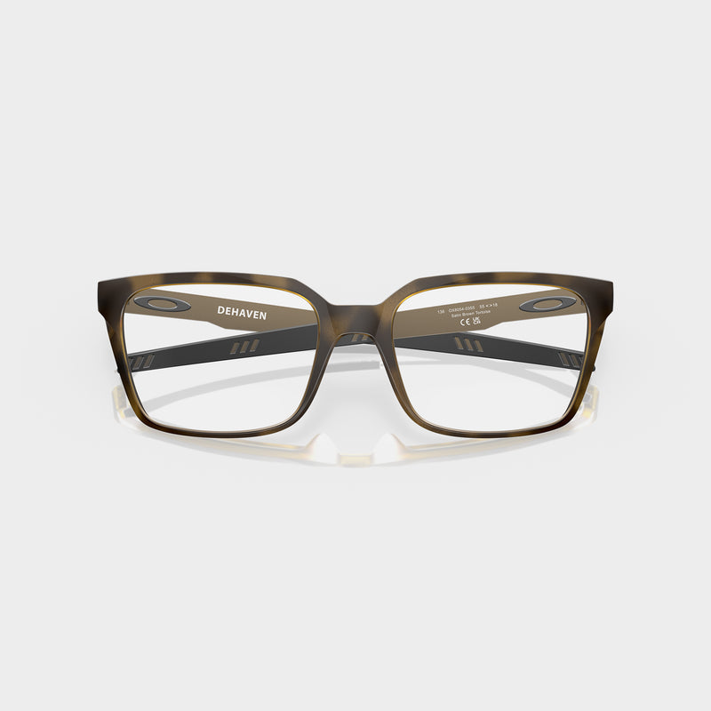 Oakley Dehaven OX8054 in Satin brown tortoise - Temple Detail