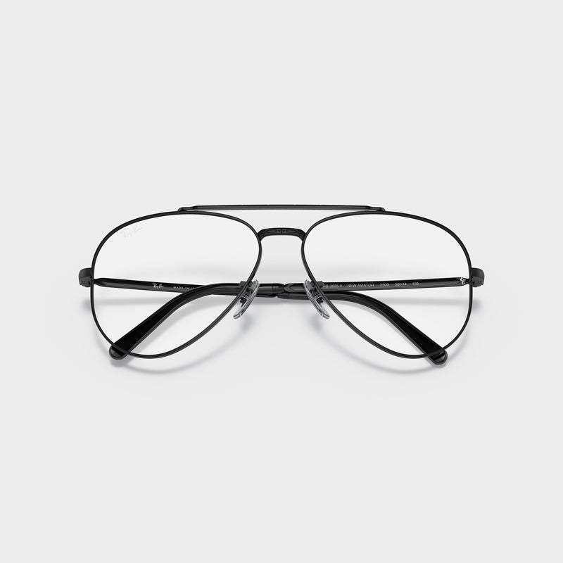 Ray-Ban New Aviator RX3625V in Black - Temple Detail