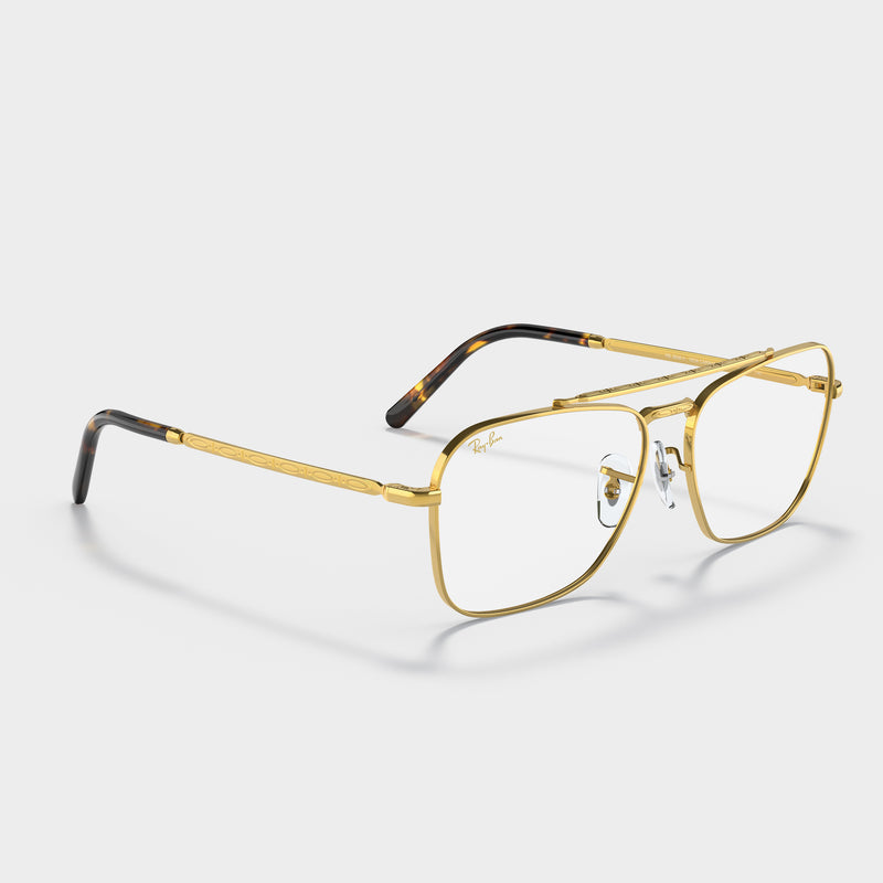 Ray-Ban New Caravan RX3447V in Gold - Back View
