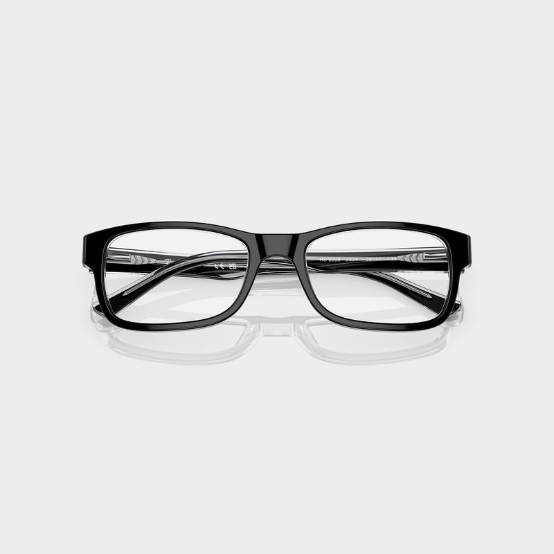 Ray-Ban RX5268 in Black on transparent - Front View