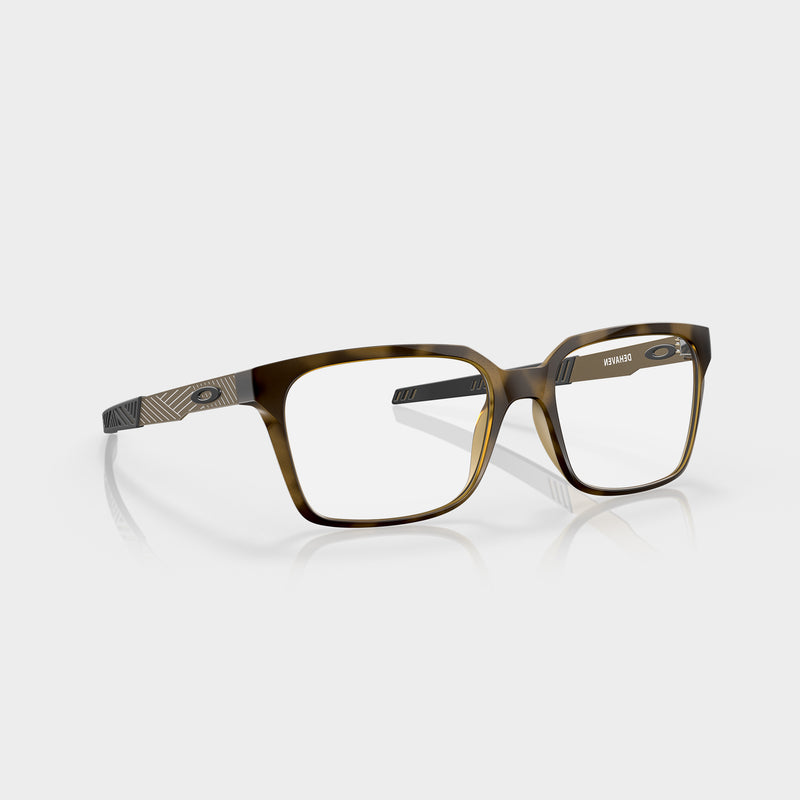 Oakley Dehaven OX8054 in Satin brown tortoise - Temple Detail