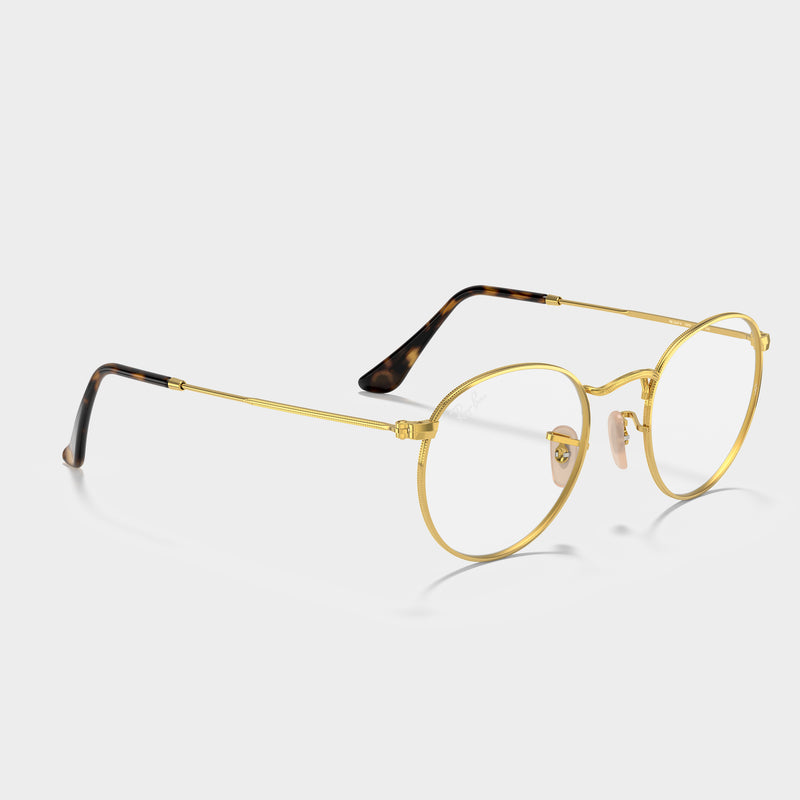 Ray-Ban RX3447V in Gold - Side View