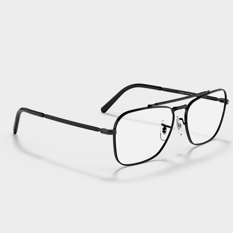 Ray-Ban New Caravan RX3447V in Black - Temple Detail
