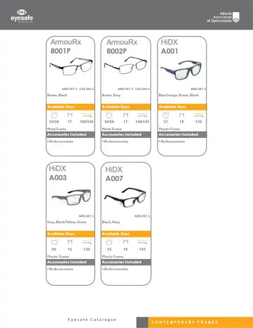 Eyesafe frame catalogue 2025, page 33