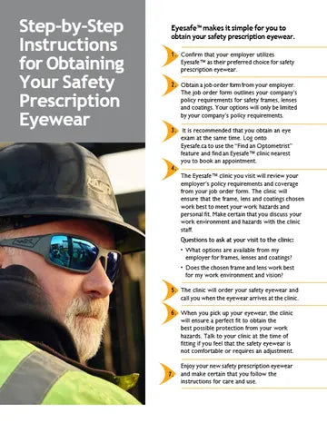 Eyesafe frame catalogue 2025, page 4 &mdash; prescription safety frames