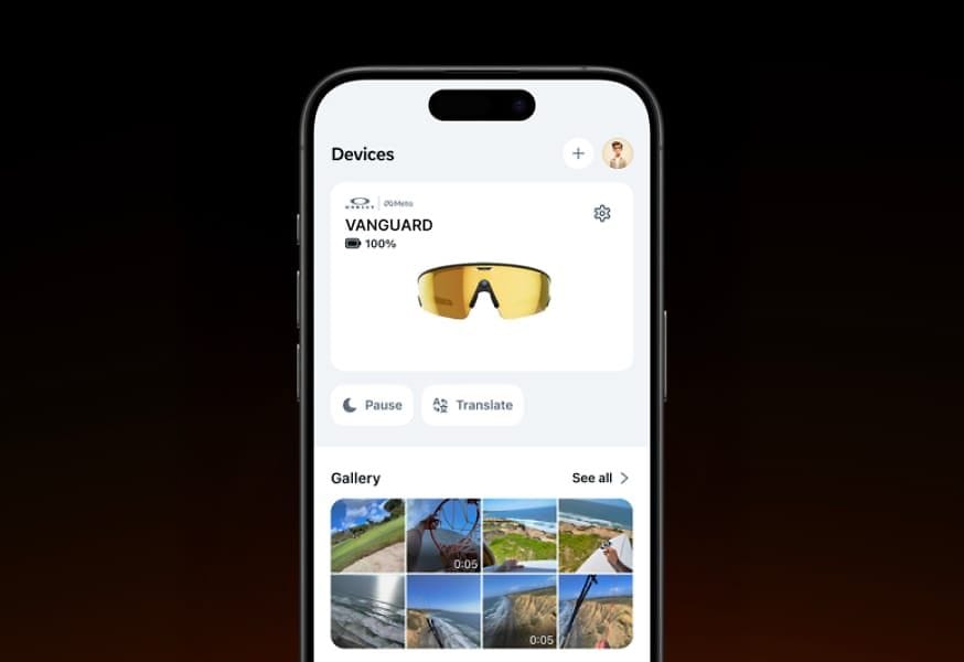 Meta AI App on phone